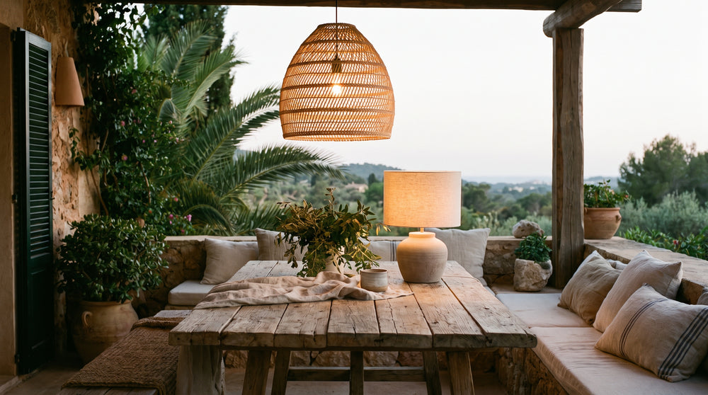 Luminaires d'extérieur pour terrasse
