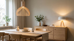 Luminaires en bois scandinave