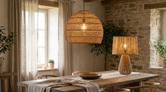 Luminaires en corde