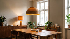 Luminaires suspendus en bois