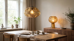 Luminaires suspendus en verre
