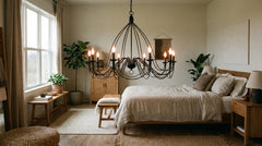 Lustre chambre noir