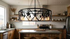 Lustre cuisine industriel