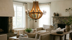 Lustre en Bois