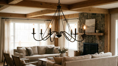 Lustre Noir : Moderne, Design, Doré & Bois