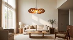 Lustres en bois moderne