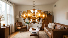 Lustres en verre vintage