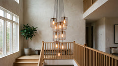 Lustres moderne pour escalier