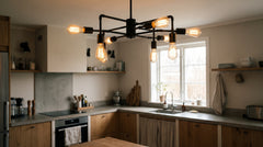 Plafonnier cuisine industriel