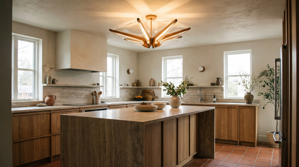 Plafonnier cuisine moderne