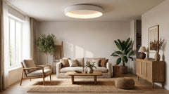 Plafonniers coloris blanc moderne