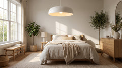 Plafonniers coloris blanc pour chambre