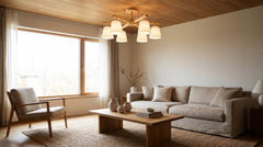 Plafonniers en bois scandinave