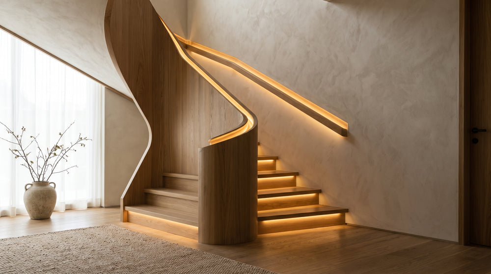Rubans LED à détecteur de mouvement pour escalier