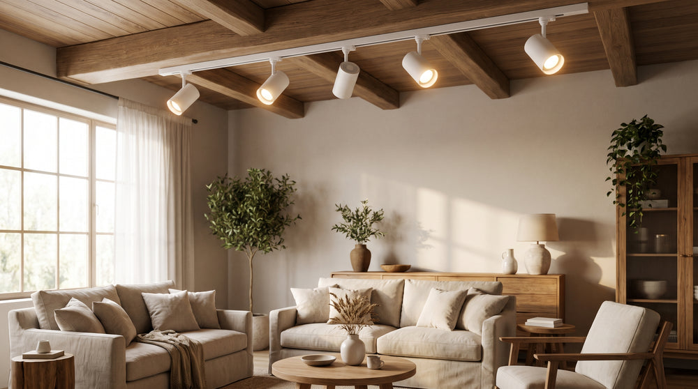 Spots encastrables coloris blanc
