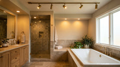 Spots étanches pour salle de bain
