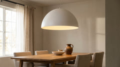 Suspensions coloris blanc design