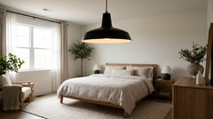 Suspensions coloris noir pour chambre