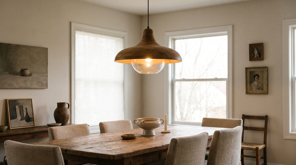Suspensions coloris taupe