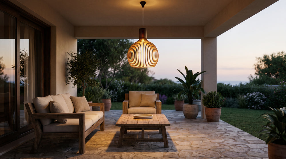 Suspensions d'extérieur design