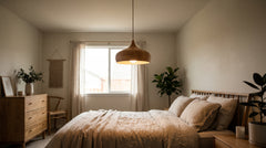 Suspensions en bois pour chambre