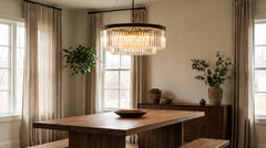 Suspensions en cristal moderne