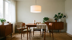 Suspensions en tissu coloris blanc