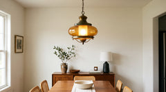 Suspensions en verre vintage