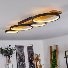 Lustre Bois et Noir