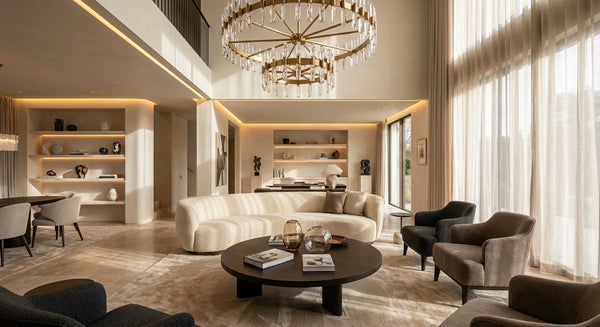 Lustre salon, Grands Lustres LED Design Salon Chic et Moderne