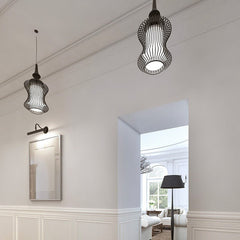 Plafonnier lustre terracotta avec courbes • Plafonnier moderne Plafonnier lustre terracotta avec courbes • Plafonnier moderne