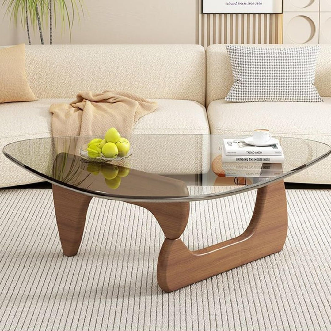 Table Basse Verre et Bois - Designix