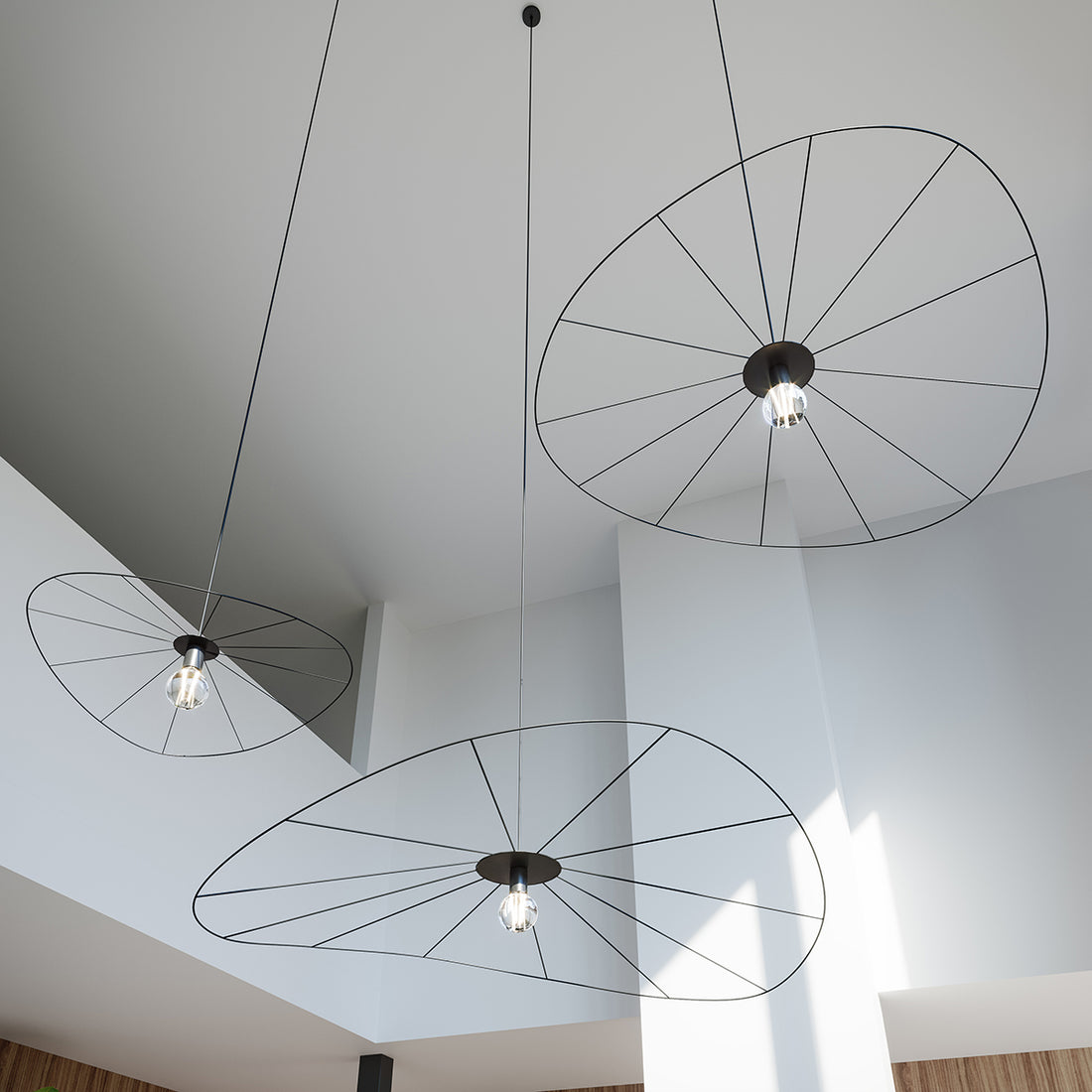 Lampe suspendue ESKOLA 140 noir