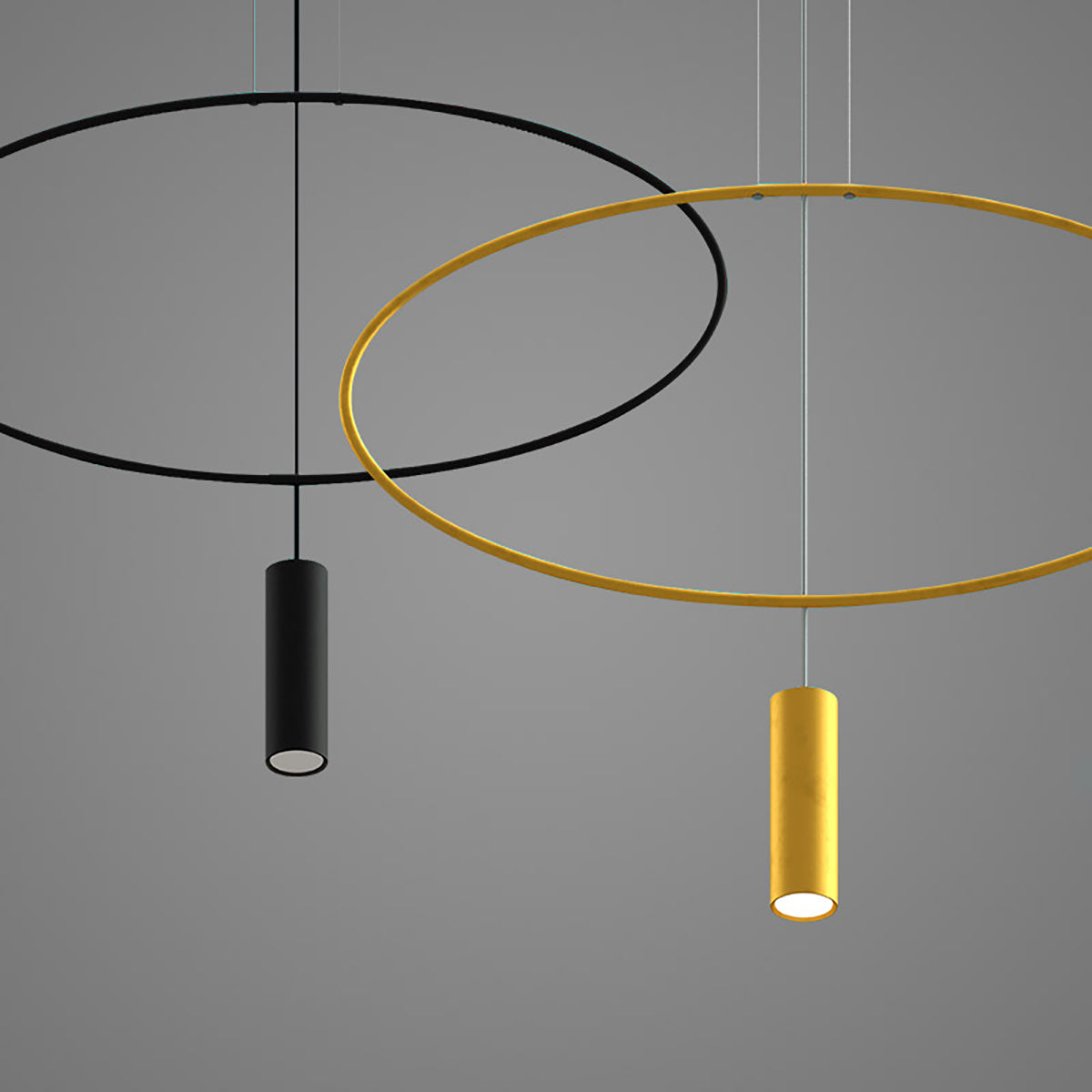 Lampe suspendue HOLAR 1 noir