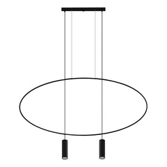 Lampe suspendue HOLAR 2 noir
