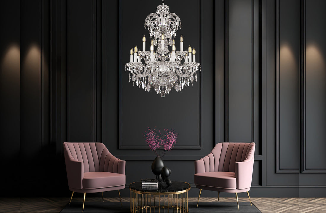 Lustre en cristal de Boheme EL1281504PB