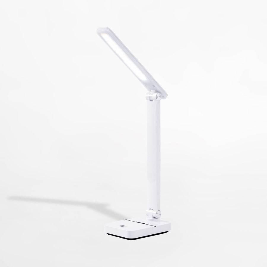Lampe de bureau blanche, L 10 cm