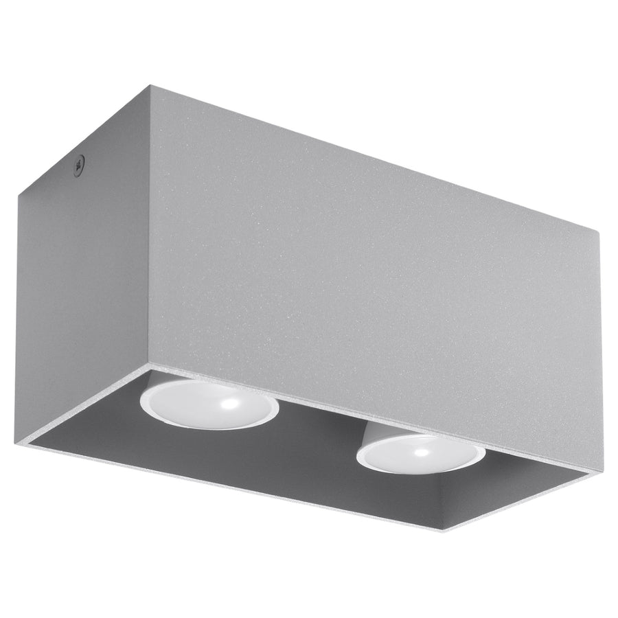 Plafonnier QUAD Gris