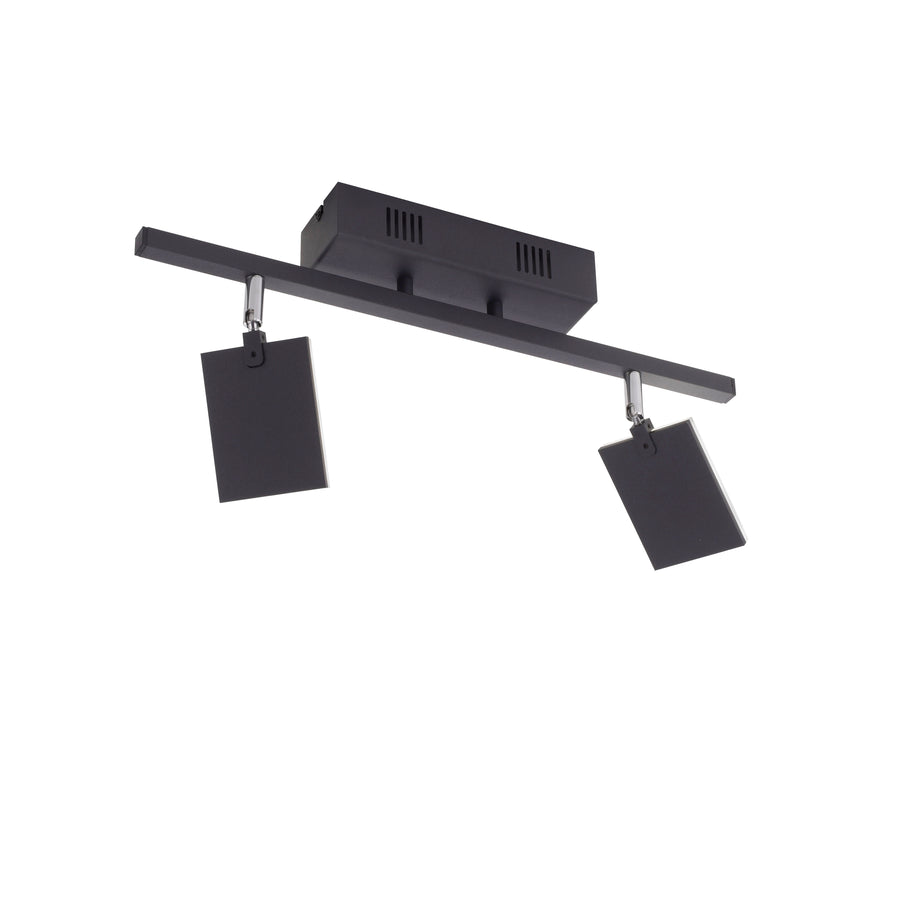 Plafonnier Pure-Mira noir, L 24 cm