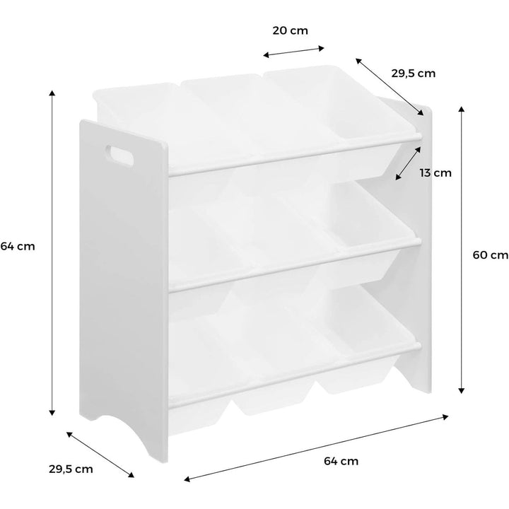 Meuble Rangement Enfant Blanc | Designix - 3333    - https://designix.fr/