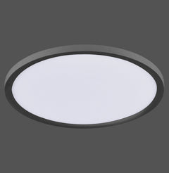 Plafonnier LED | Flat Noir L 40 cm