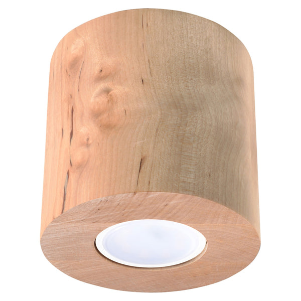Plafonnier ORBIS bois naturel