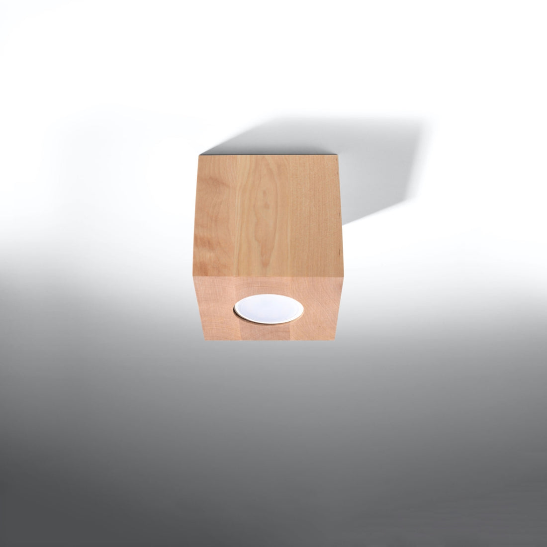 Plafonnier QUAD en bois naturel