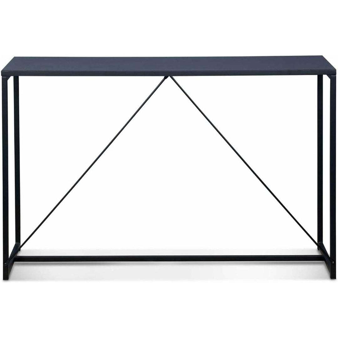 Alice'S Home - Console En Métal Noir 120 X 39 X 79Cm - Industrielle - 1 Barre De Renfort | Designix - Amazon    - https://designix.fr/