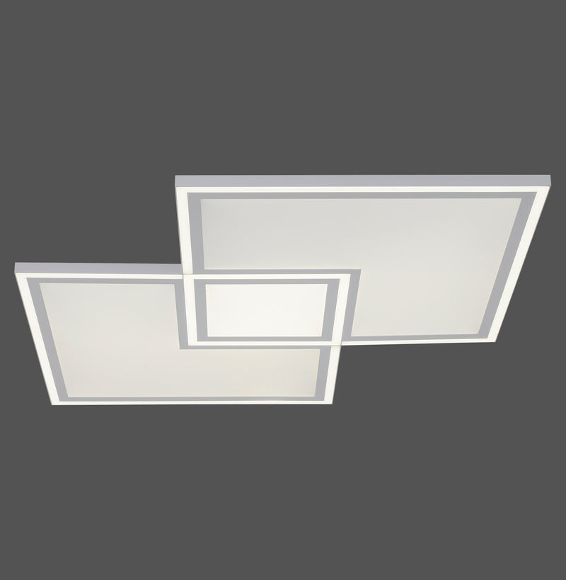 Plafonnier Edging blanc, H 67,7 cm