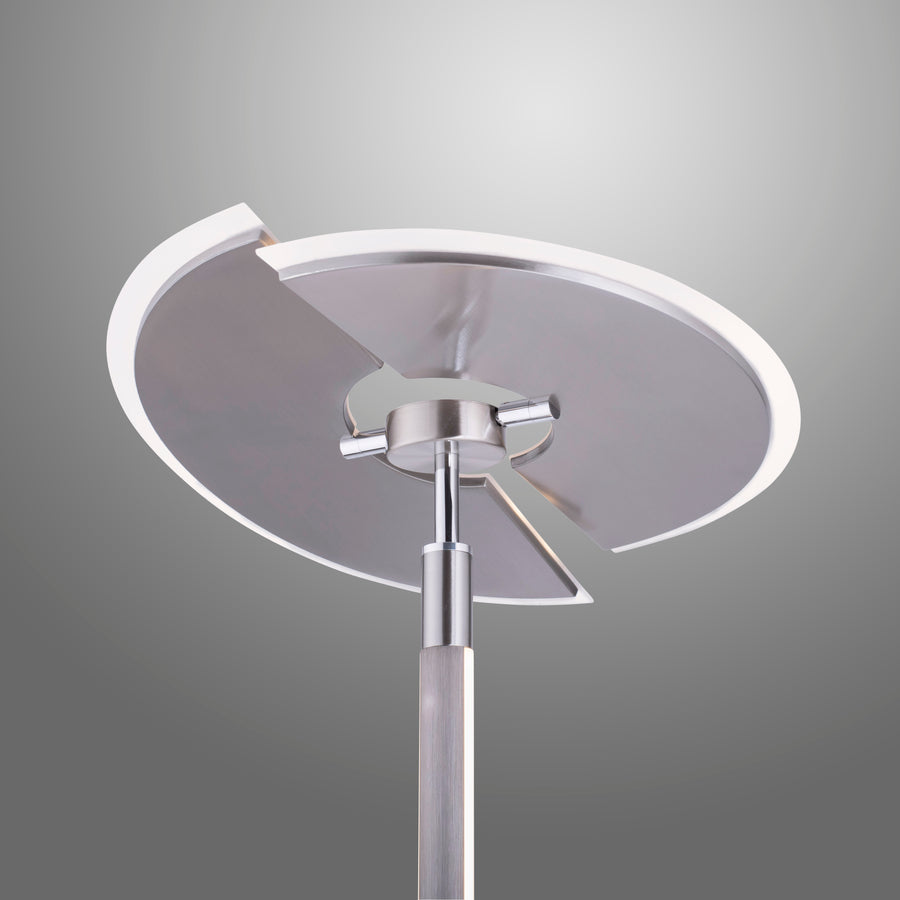 Lampadaire Pure-Mutil argenté