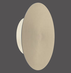 Applique murale sans fil Puntua laiton mat, H 18 cm