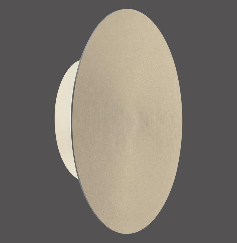 Applique murale sans fil Puntua laiton mat, H 18 cm
