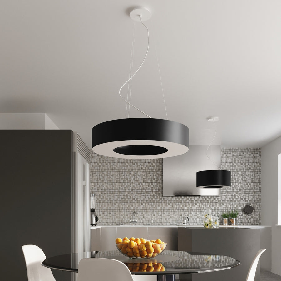 Lustre SATURNO SLIM 50 noir