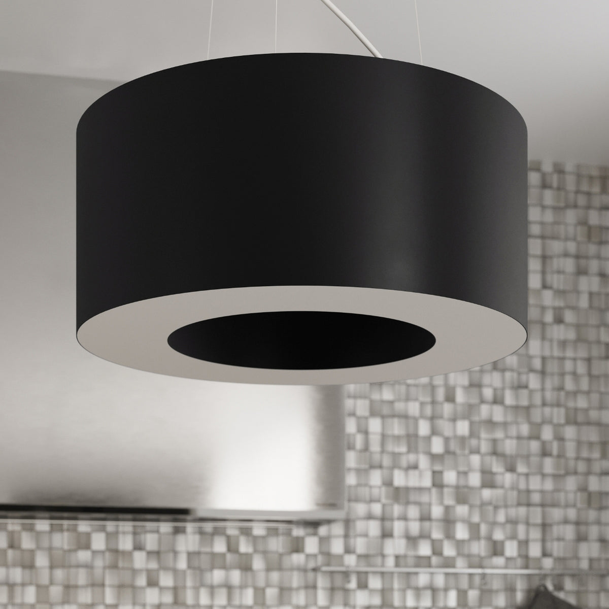 Lustre SATURNO SLIM 50 noir